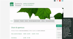 Desktop Screenshot of farmaciaticinesemilano.it